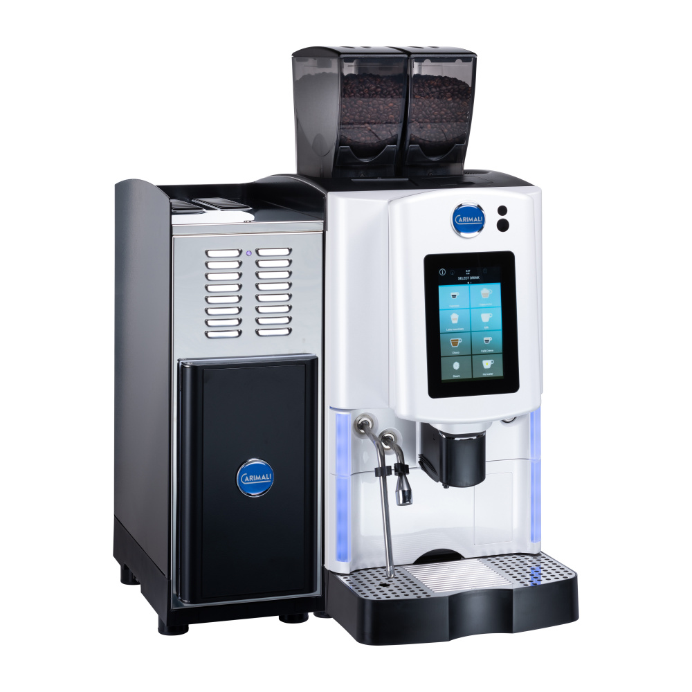 Кофемашина суперавтомат CARIMALI Optima Soft Plus свежее молоко, 2 бункера для зерен – фото 4 в каталоге Томска