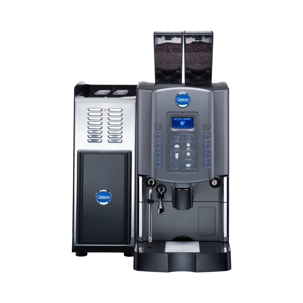 Кофемашина суперавтомат CARIMALI Optima Soft свежее молоко, 2 бункера для зерен – фото 4 в каталоге Томска