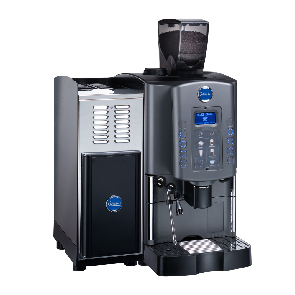 Кофемашина суперавтомат CARIMALI Optima Soft свежее молоко, 2 бункера для зерен – фото 5 в каталоге Томска