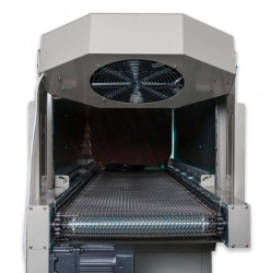 Термоусадочный тоннель Hualian Machinery BS-4535LA для PE пленки (сетчатый конвейер)